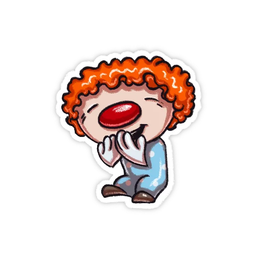 Little clown by Svetlana Krasnikova emoji 😅