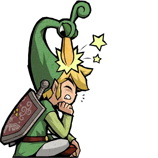 Эмодзи Legend Of Link 😖