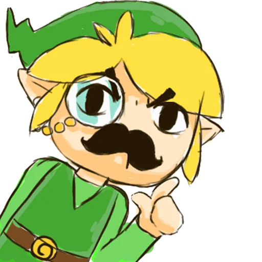 Telegram stiker «Legend Of Link» ☝️
