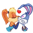 Емодзі телеграм Lola Bunny