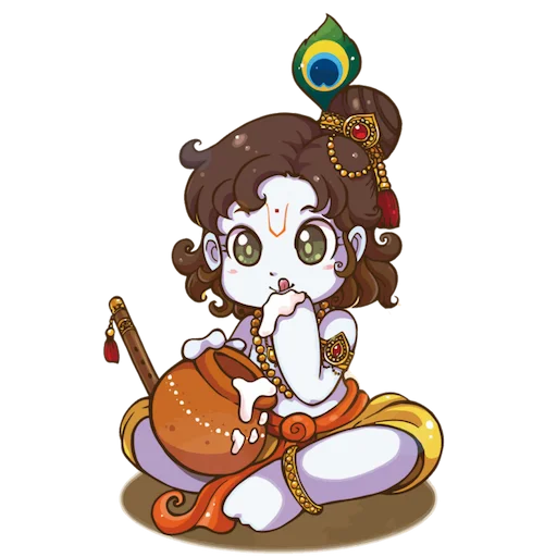 Lord Krishna emoji 😋