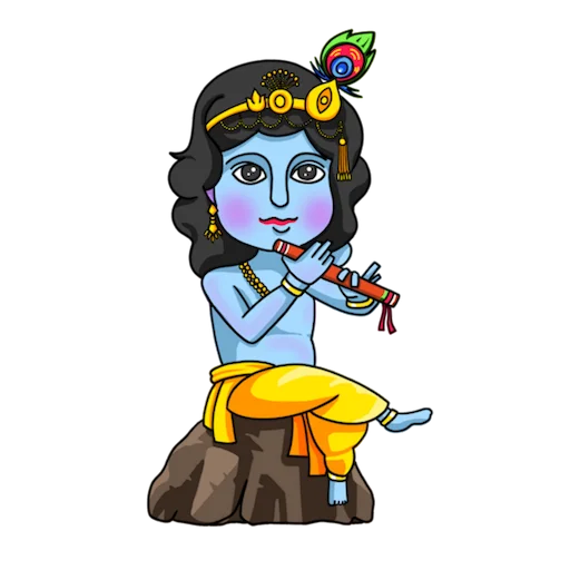 Lord Krishna emoji ☺️