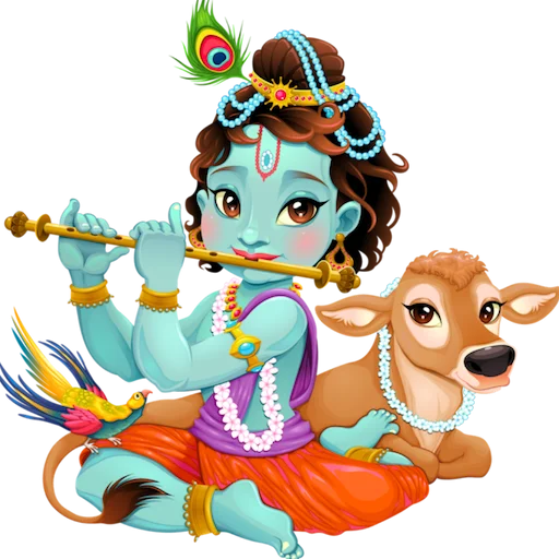 Lord Krishna emoji 😊