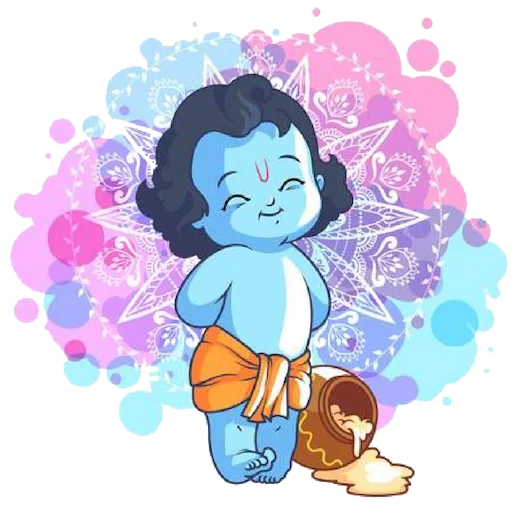 Lord Krishna emoji ☺️