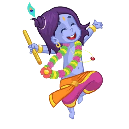 Lord Krishna emoji 😆