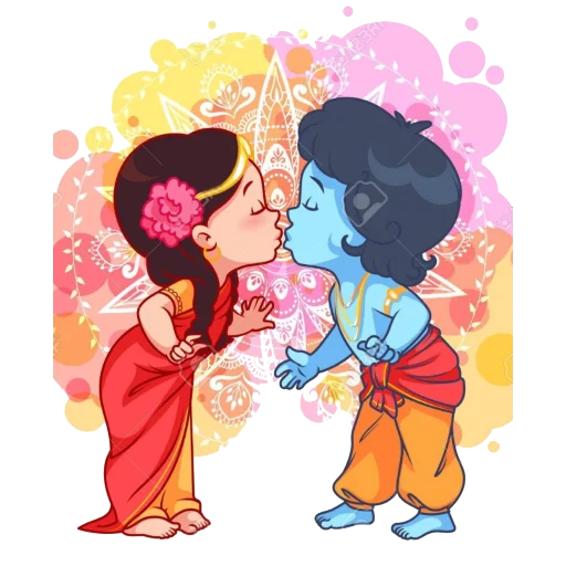 Lord Krishna emoji 😘