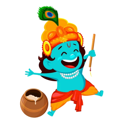 Lord Krishna emoji 😄