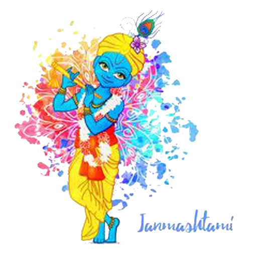 Lord Krishna emoji 😇