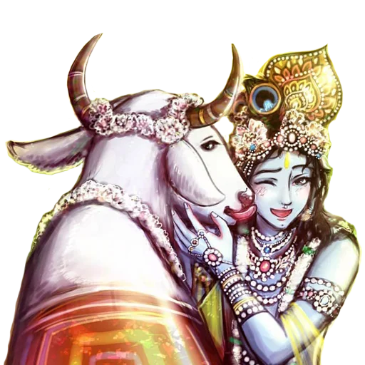 Lord Krishna emoji 😅