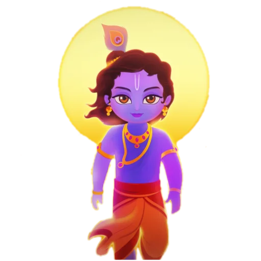 Lord Krishna emoji 😎