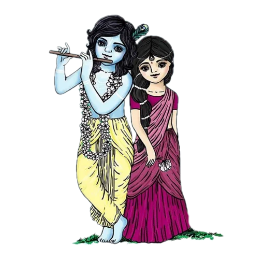 Lord Krishna emoji 💑