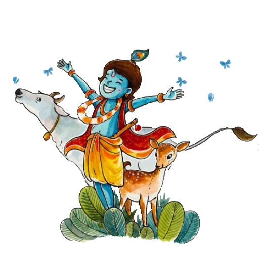 Lord Krishna emoji 😆