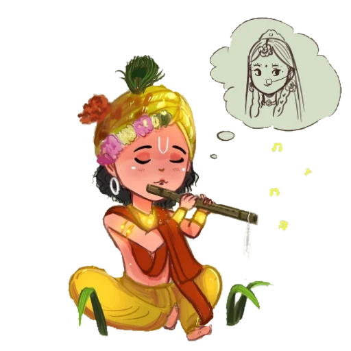 Lord Krishna emoji ❤️
