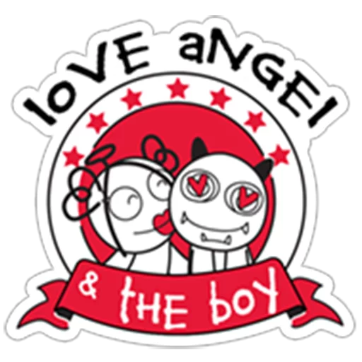 Стикер Telegram «Love Angel !» 😍