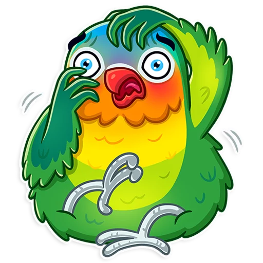 Telegram Sticker «Love Bird» 😨