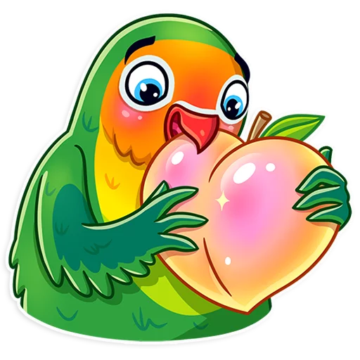 Love Bird sticker 🍑