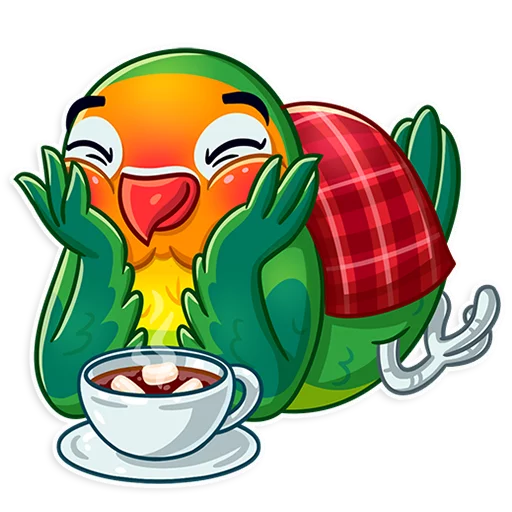 Telegram stiker «Love Bird» ☺️