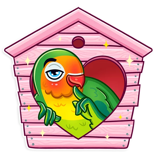 Love Bird stiker 😏