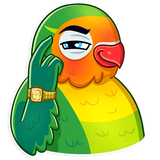 Telegram stiker «Love Bird» 