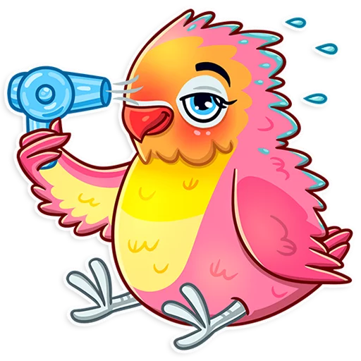 Telegram Sticker «Love Bird» 