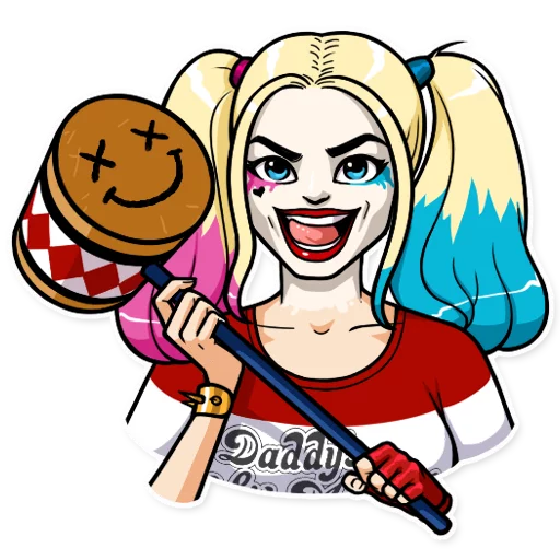 Harley Quinn sticker 😼