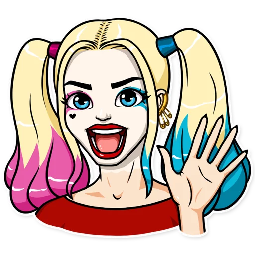Harley Quinn sticker 👋