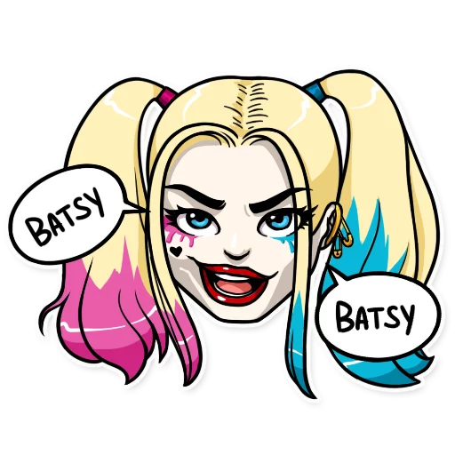 Harley Quinn sticker 😈