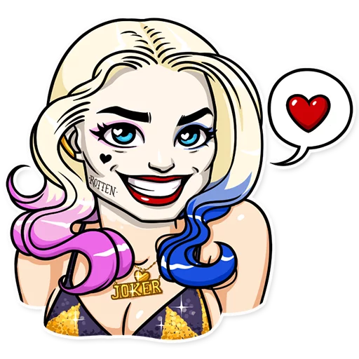 Harley Quinn sticker 😁