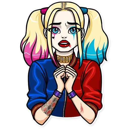 Harley Quinn sticker 😥