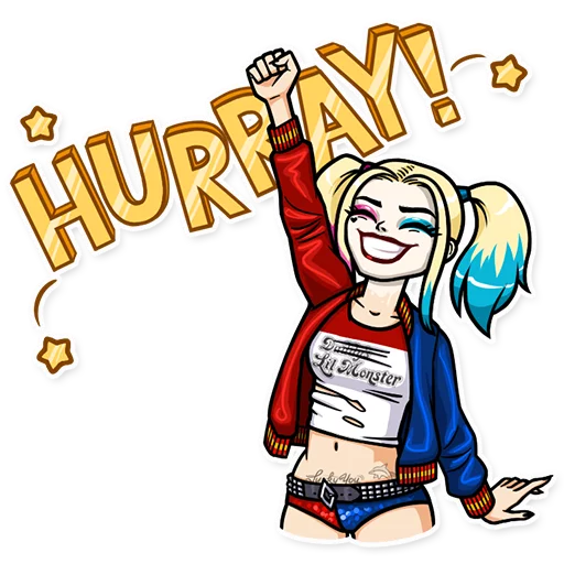 Harley Quinn sticker 😁