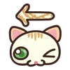 Емодзі Telegram «Cats» ⬅️