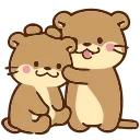 Эмодзи Love Otters ❤️