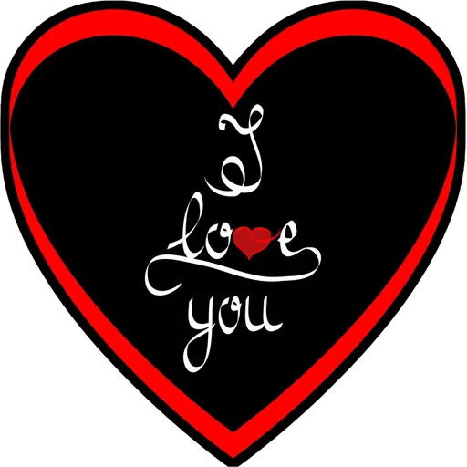Стикер Love You ❤️