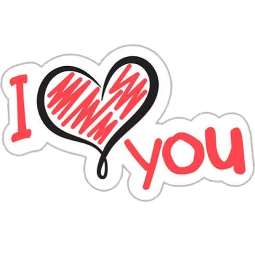 Стикер Love You ❤️