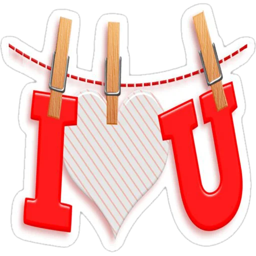 Love You  stiker ❤️
