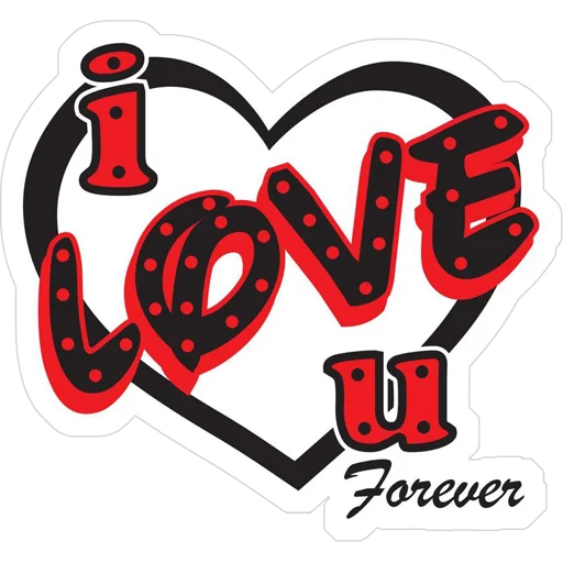 Telegram Sticker «Love You » ❤️