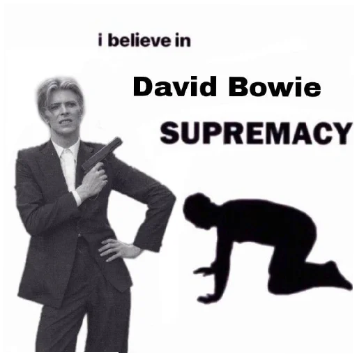 Love david bowie sticker 😎