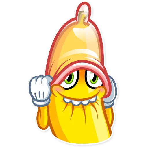 Стікер Telegram «Lovely Banana» 😜