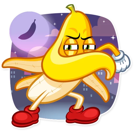 Эмодзи Lovely Banana 💪