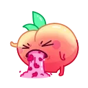 Life’s a Peach stiker 🤮