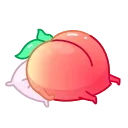 Life’s a Peach emoji 😴