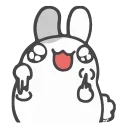 Lovely Rabbit sticker 🤨