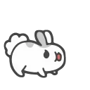 Емодзі Lovely Rabbit 😜