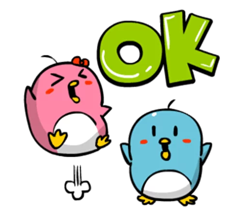 Lovely couple penguins - 'ALPENG' Ver 2 emoji 👍