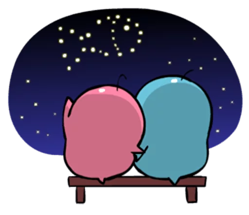 Стикер Telegram «Lovely couple penguins - 'ALPENG' Ver 2» 🎇