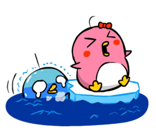 Емодзі Lovely couple penguins - 'ALPENG' Ver 2 😭