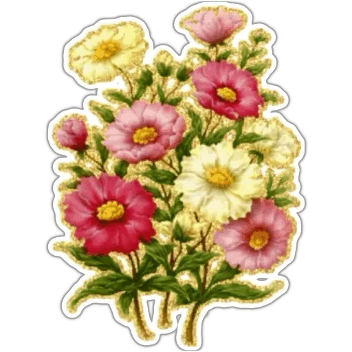 Стикер Telegram «Flowers» 🌹