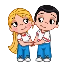 Lover couple emoji 😘