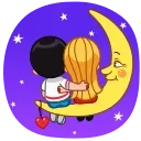 Lover couple emoji 🌛