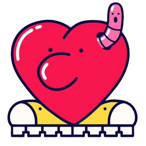 Telegram Sticker «Loving heart» ❤